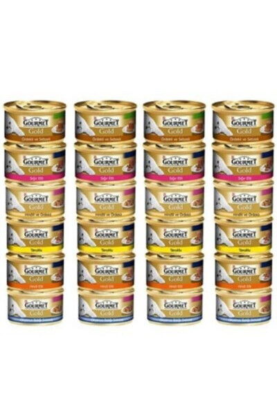 Purina Gold Mixed Cat Canned Food 85gr X 24 Pack - 3