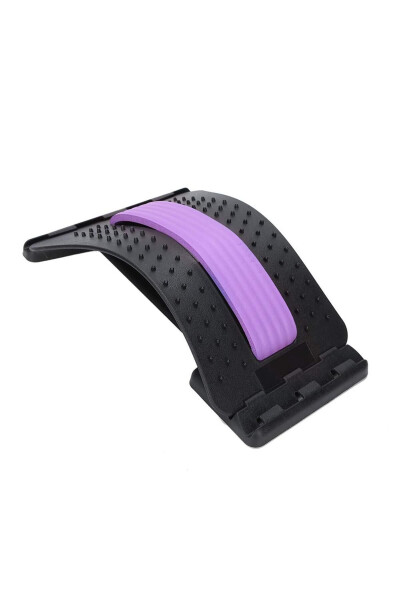 Purple Back Support Posture Corrector Spine Tool with Acupuncture and Massage Features - 1