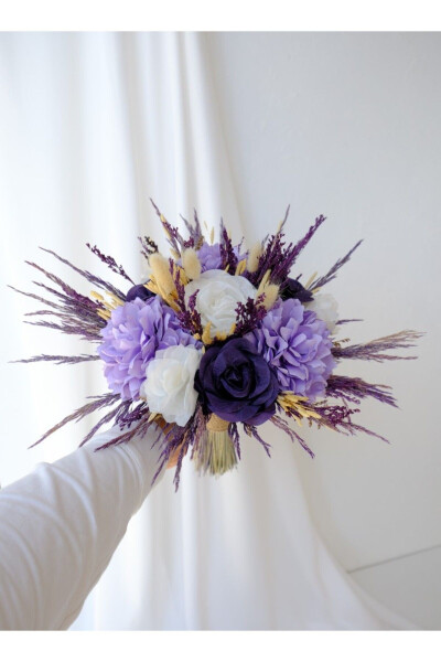 Purple-Lilac Bridal Flower - 2