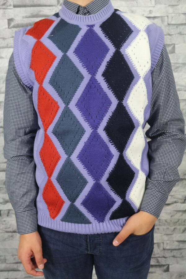 Purple Men's Sweater - 1