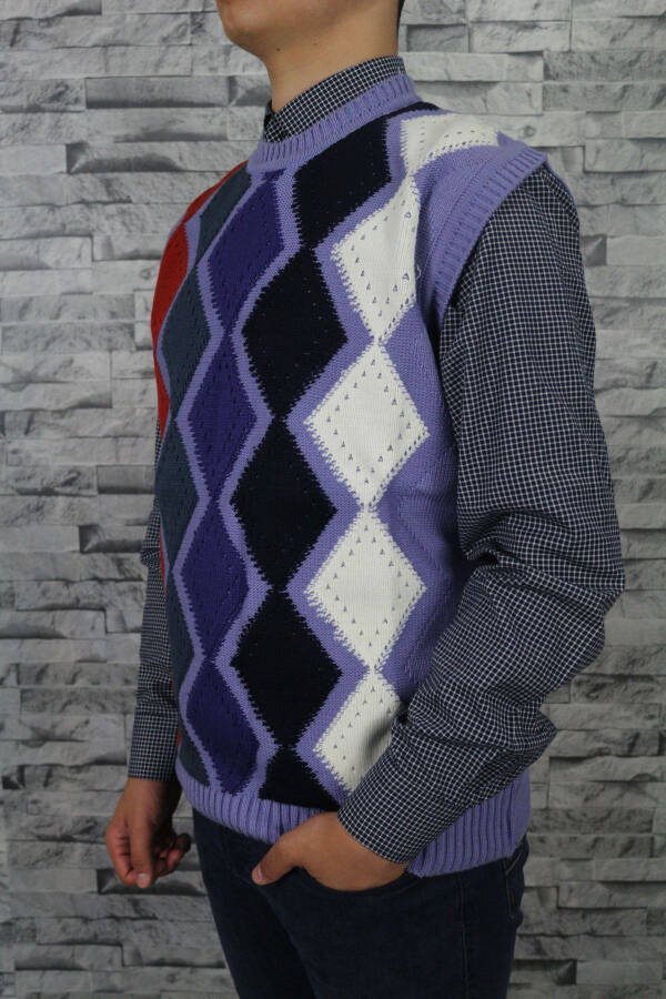 Purple Men's Sweater - 2