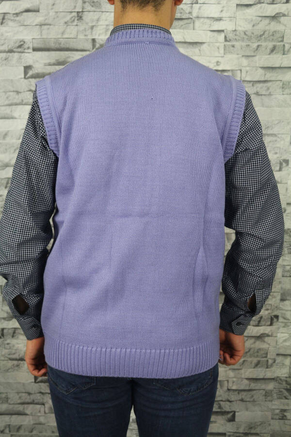 Purple Men's Sweater - 3