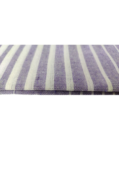 Purple, shaded pattern, 100x170 cm, regenerated cotton pestemal. Can be used as a beach or bath towel. - 2