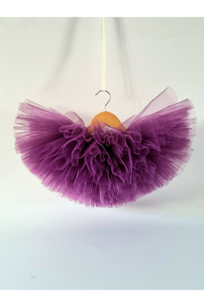 Purple Tutu Skirt Fluffy Dream Tulle - 1