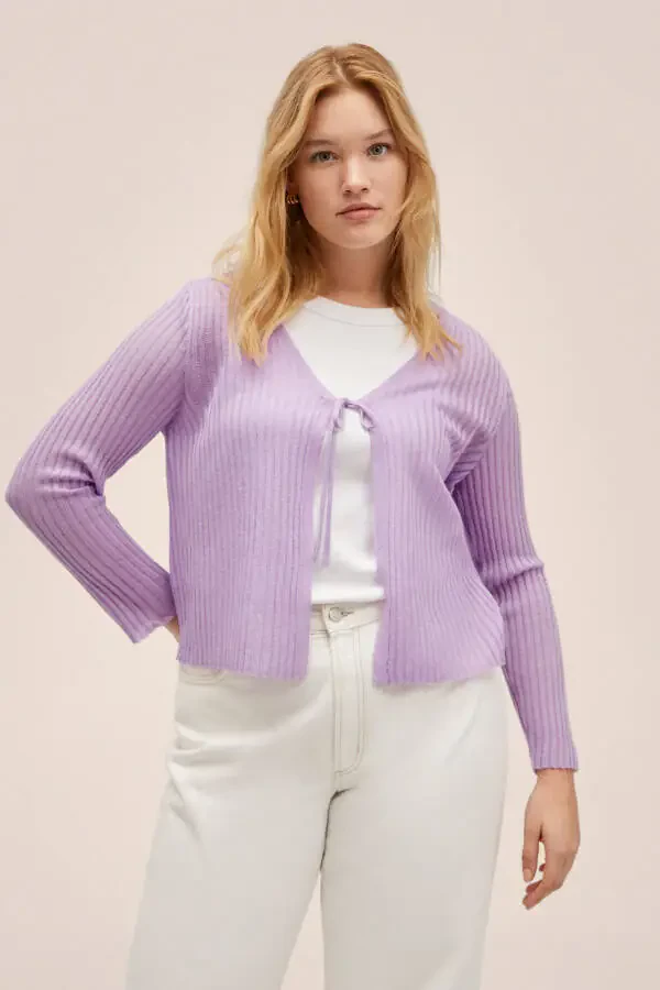 Purple Women's Cardigan 27025805 - 7