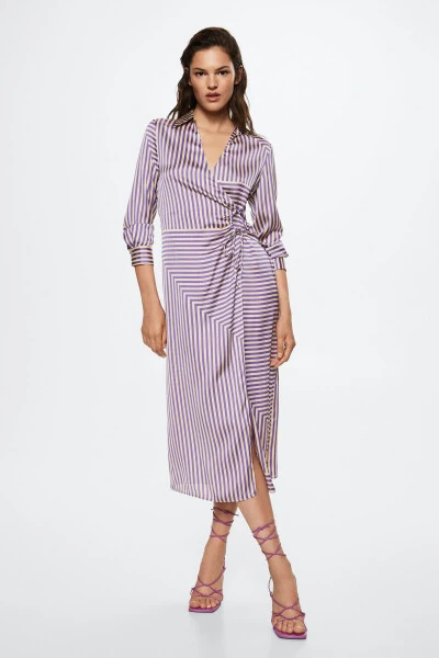 Purple Women's Dress - MANGO
