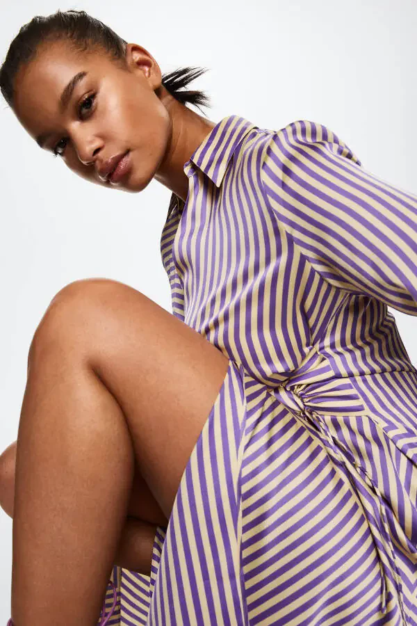 Purple Women's Dress - 9