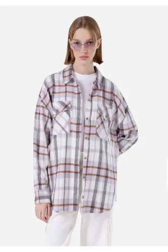 Purple women's shirt - 1