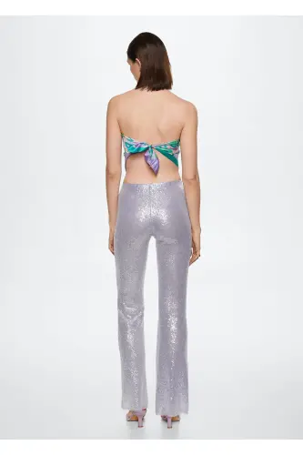 Purple Women's Trousers 37050442-Purple - 9