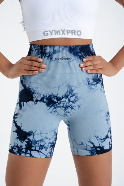 Push-up Detailed Sport Tie-Dye Shorts - 3