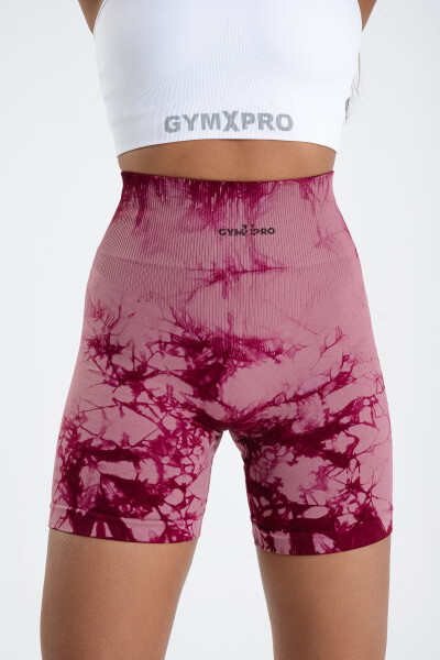 Push-up Detailed Sport Tie-Dye Shorts - 2