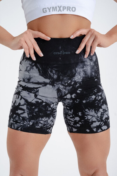 Push-up Detailed Sport Tie-Dye Shorts - 3