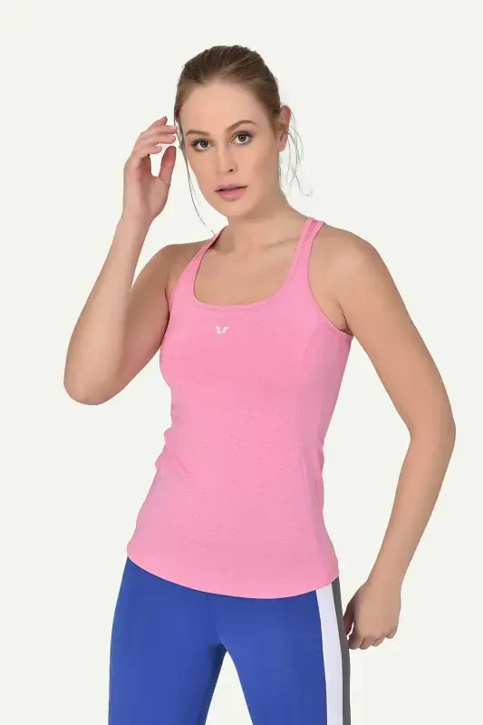 Pushti Ayollar Keng Yaka Nafas Oladigan Yelkasiz Sportchilar Mashg'uloti Tank Top Yugurish Atletik Futbolkasi 8604 - 2