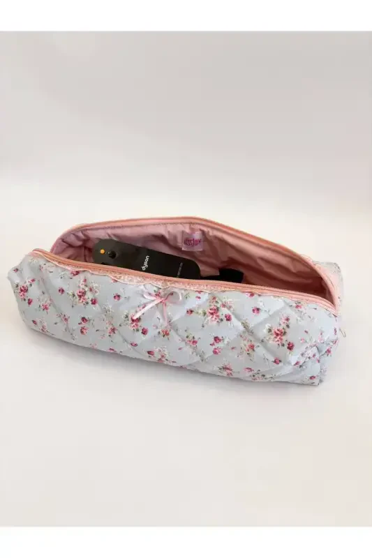 Pushti çıtır gulli soch kıvırıcı dazmol düzeltkich sumkası Airwrap Airstrait mos katta sayohat sumkası-Çıtır Gullar - 1