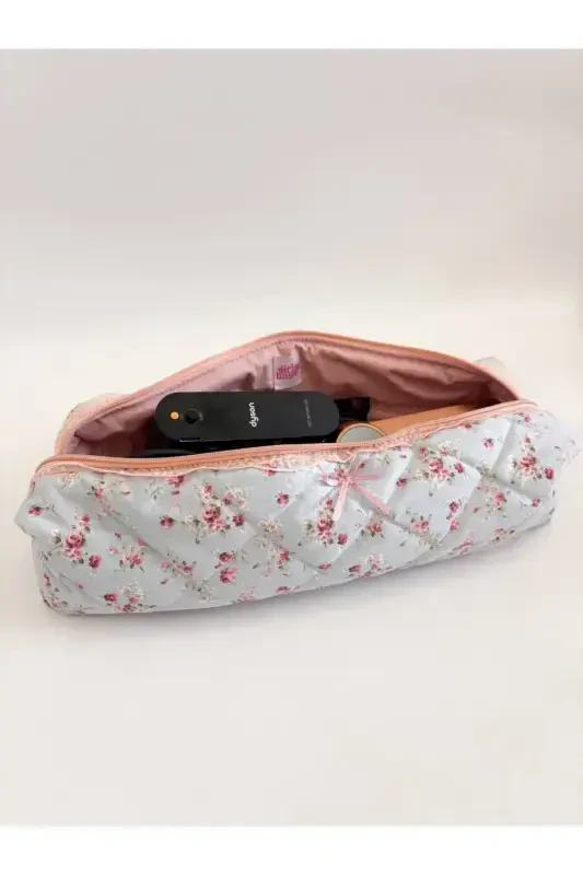 Pushti çıtır gulli soch kıvırıcı dazmol düzeltkich sumkası Airwrap Airstrait mos katta sayohat sumkası-Çıtır Gullar - 7