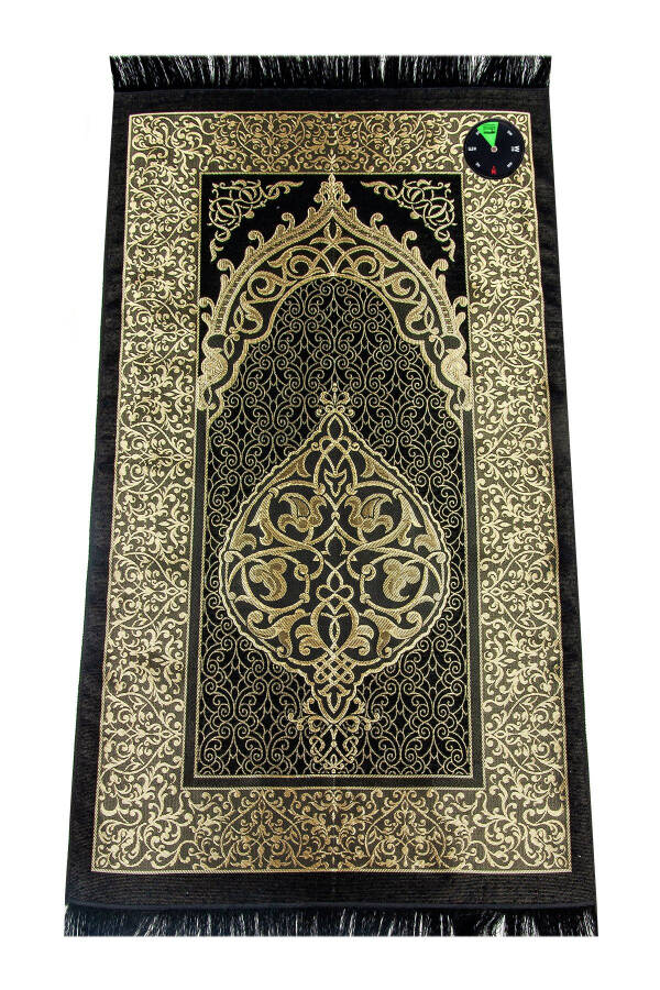 Pusulalı Seccade - Siyah - 1