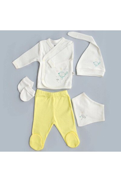 Putili Bird 5-Piece Newborn Hospital Discharge Set - 23