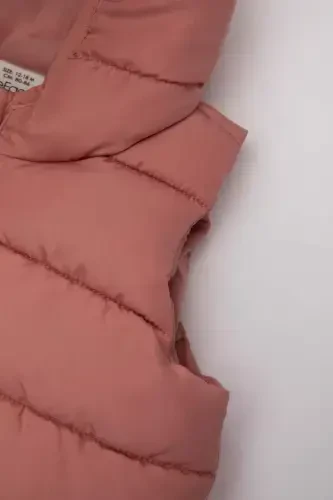 Пуховик с капюшоном для девочки - 7