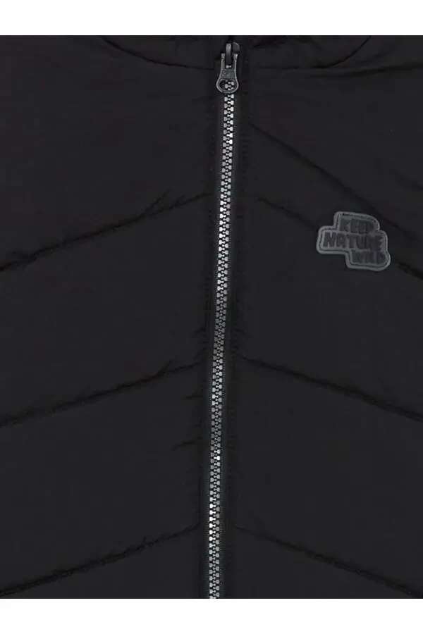 Пуховик с капюшоном для мальчика-младенца с принтом - 2