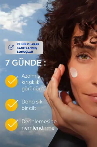 Q10 Power Ajinlarga Qarshi Kunlik Yuzga Moxir Krem 50ml, SPF30 Quyoshdan Himoya, Q10 va Keratin - NIVEA (1)