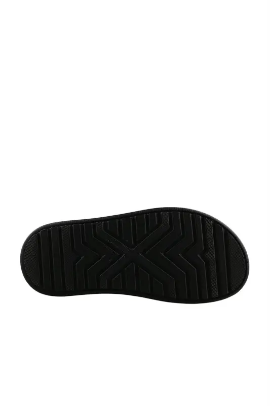 Qahva Rang Haqiqiy Teri Tasmali Tafsilotli Sandal - 4