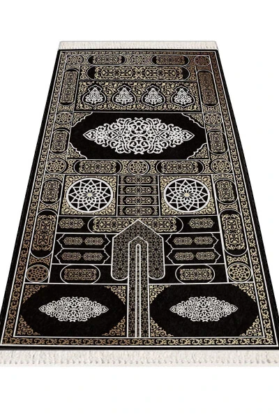 Qalin Gąvğali Yumshoq Namozlik Suvga Bardoshli Jayhazlik Sovgʻalik Taxlanadigan (70X120CM) - SAJDA MIRAGE (1)