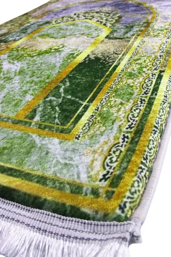 Qalin G'ubkali Yumshoq Palos Yuvish mumkin Mehria To'y sovg'asi Namozlik Buklanadigan (70X120CM) - 3