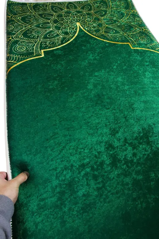 Qalin shimgichli yumshoq namozlik Yuvilishi mumkin Johizlik Sovgʻa bukiladigan (70X120CM) - 5