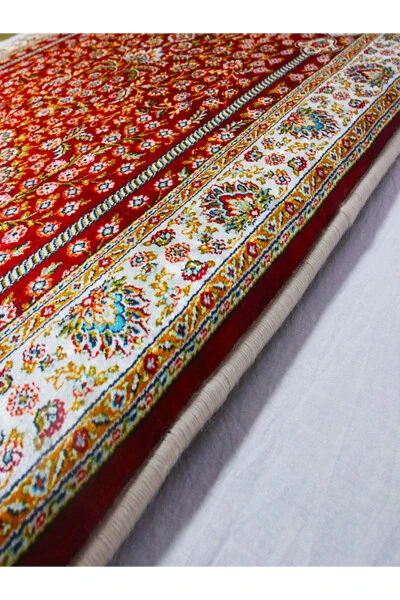 Qalin shimgichli yumshoq namozlik yuvish mumkin toʻgʻonlik sovgʻa namozlik qizil klassik (70X120CM) - 3