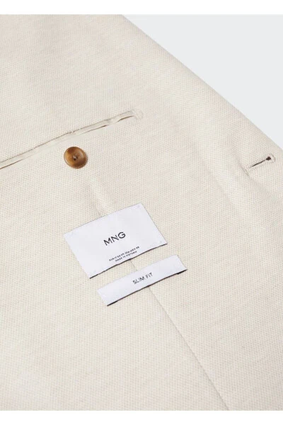 Qattiq kesilgan mini to'qilgan blyazer - 8