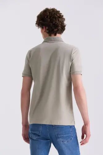 Qayla Slim Fit Polo Yoqali T-Shirt - 4