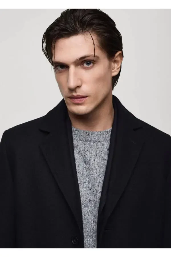 Qayta ishlangan junlardan yengil palto - 4