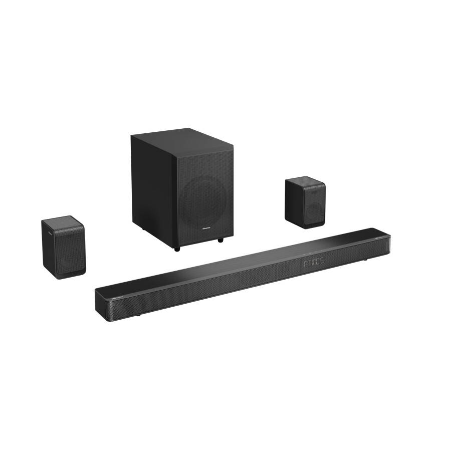 Qayta tiklangan Hisense 5 CH Soundbar Wireless Subwoofer bilan (Qayta tiklangan) - 1