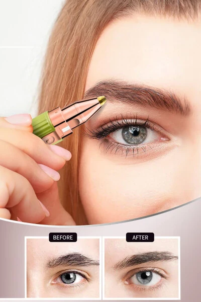 Qayta zaryadlanadigan Tuklarni Oldirish Qosh Soqol Uniseks Yuzni Parvarish Qilish Ustura Epilyatsiya Asbob - 4