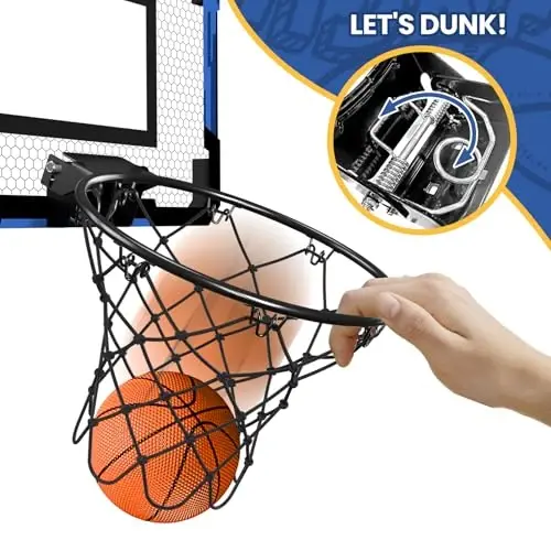 QDRAGON Mini Basketball Hoop - 4