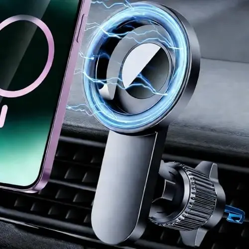 Qifutan for MagSafe Car Mount Cell Phone Holder for Car Phone Mount Air Vent Car Phone Holder Phone Car Holder Compatible with All Phone Android Smartphone - QIFUTAN