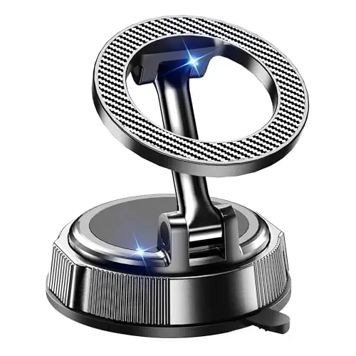 Qifutan for MagSafe Car Phone Holder Mount Phone Mount for Car Windshield Dashboard Air Vent Universal Hands Free Automobile Cell Phone Holder Fit for iPhone Smartphone Camera Mounts - QIFUTAN