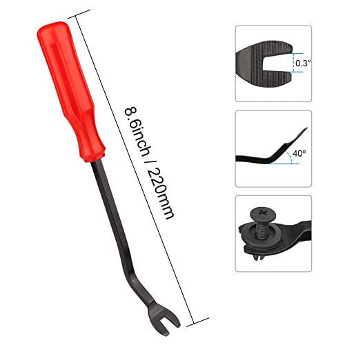 QIIYCCE 120PCS Car Clips & Plastic Rivets - 6 Popular Sizes, Fits Bumpers, Fenders & Most Car Models, Ideal for Body Fixing & Replacement - 4