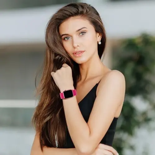 Qimela Sport Loop Compatible with Apple Watch Band 38mm 40mm 41mm 42mm 44mm 45mm 46mm 49mm for Women Men,Magnetic Strap Stretchy Braided Wristband for iWatch Series 11 10 9 8 7 6 5 4 SE Ultra 3 2 1 - 3