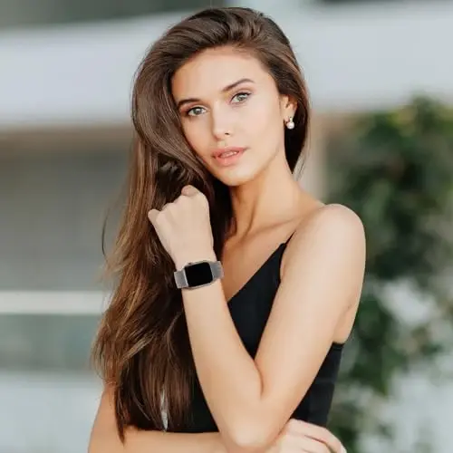 Qimela Sport Loop Apple Watch Band 38mm 40mm 41mm 42mm 44mm 45mm 46mm 49mm ayollar erkaklar uchun, iWatch Series 11 10 9 8 7 6 5 4 SE Ultra 3 2 1 uchun magnitli tasmali cho'ziluvchan bilaguzuk - 3