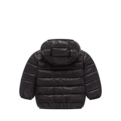 Qishki bolalar pastli palto Baby Boys Girls Yengil Puffer Paxtali Kurtka Ayiq qalpoqlari Go'daklar Ustki kiyimlari - 2