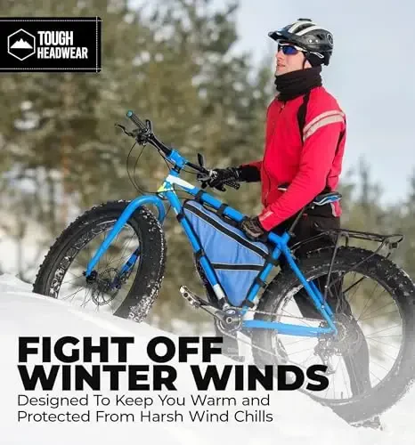 Qishki bo'yin isitgich - Fleece Balaklava, Erkaklar va ayollar uchun chang'i niqobi, Sovuq ob-havo uchun qishki yuz niqobi, Mototsikl dubulg'asi uchun astar - 5