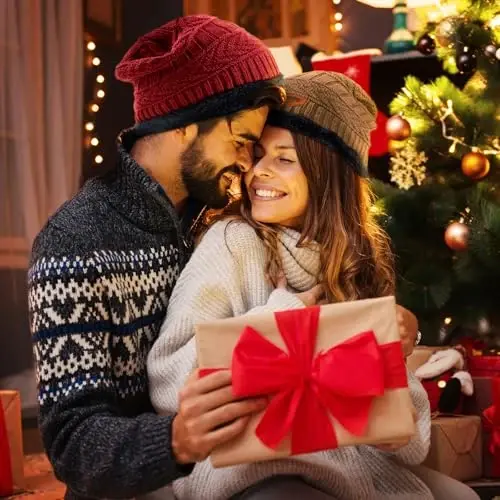 Qishki shapka, doira sharf, sensorli ekranli qo'lqoplar to'plami, ayollar va erkaklar uchun iliq, qalin, jun bilan qoplangan bosh suyagi shapka, qo'lqoplar, bo'yin isitgich - 7