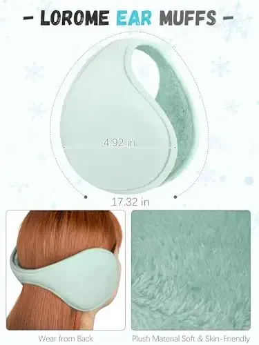 Qishki shlyapa sharf qo'lqoplar va quloq isitgich, iliq trikotaj shapka Sensorli ekranli qo'lqoplar to'plami Qishki sovg'alar Ayollar uchun bo'yin sharflari - 5