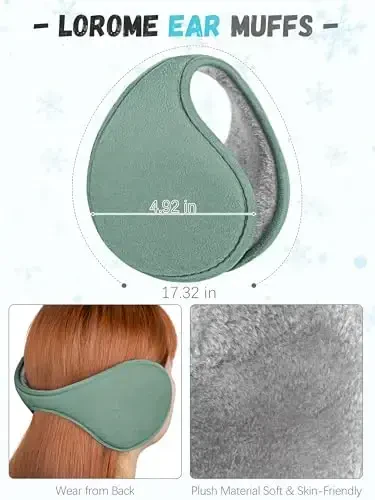 Qishki shlyapa sharf qo'lqoplar va quloq isitgich, iliq trikotaj shlyapa sensorli ekranli qo'lqoplar to'plami qishki sovg'alar ayollar uchun bo'yin sharflari - 5