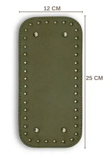 Qisqa sumka taganasi sun'iy teri 12smx25sm - 1