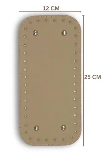 Qisqa sumka taganasi sun'iy teri 12smx25sm - 1