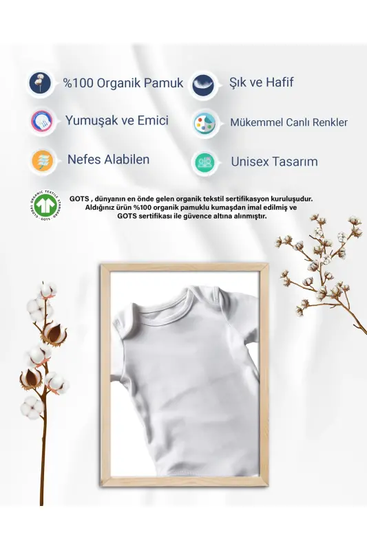 Qisqa yengli 100% paxtali E harfli dizaynli chaqaloq B - 3