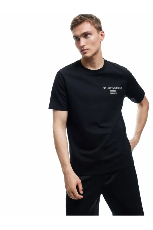 Qisqa yengli velosiped yoqali bosma oversize sport futbolka - 2