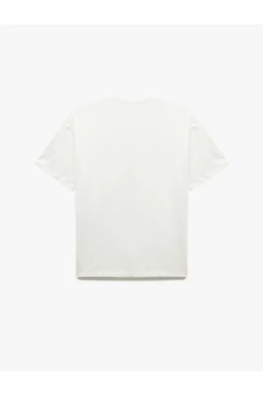 Qisqa yengli velosiped yoqali paxtali kashtali futbolka - 4